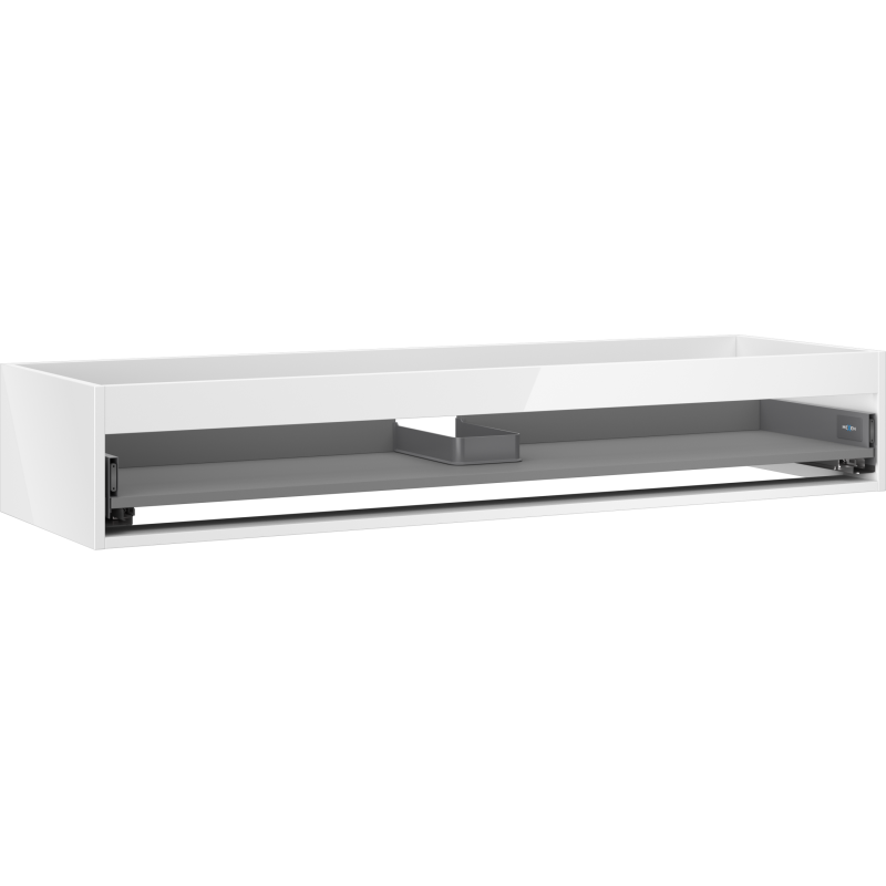 Mexen Box-A korpus szafki podumywalkowej 140 cm, 1 szuflada, biały połysk - 91AX0-1400-235-1-00