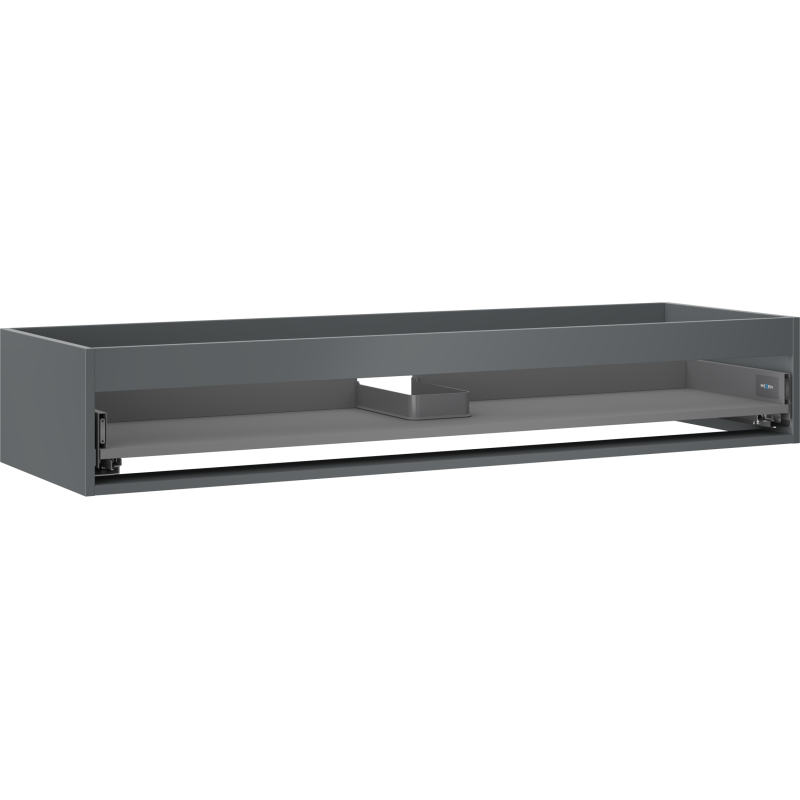 Mexen Box-A korpus szafki podumywalkowej 140 cm, 1 szuflada, grafit mat - 91AX0-1400-235-1-66