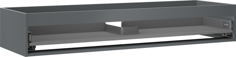 Mexen Box-A korpus szafki podumywalkowej 140 cm, 1 szuflada, grafit mat - 91AX0-1400-235-1-66