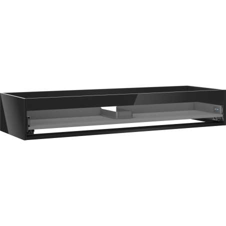 Mexen Box-A korpus szafki podumywalkowej 140 cm, 1 szuflada, czarny połysk - 91AX0-1400-235-1-70