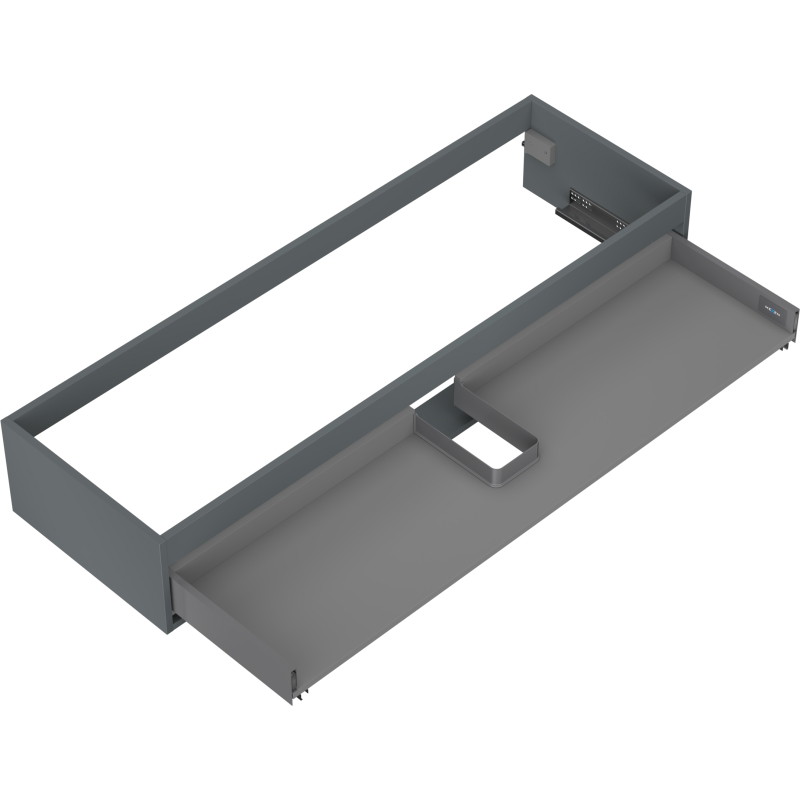 Mexen Box-A korpus szafki podumywalkowej 140 cm, 1 szuflada, grafit mat - 91AX0-1400-235-1-66