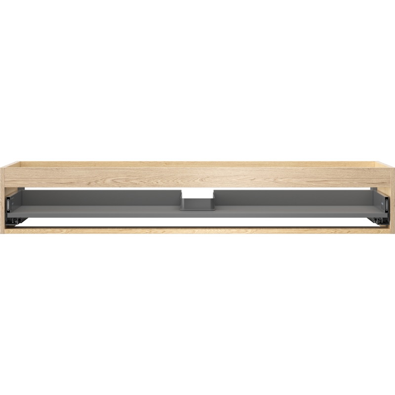 Mexen Box-A korpus szafki podumywalkowej 140 cm, 1 szuflada, dąb - 91AX0-1400-235-1-81