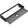 Mexen Box-A korpus szafki podumywalkowej 140 cm, 1 szuflada, czarny mat - 91AX0-1400-235-1-71