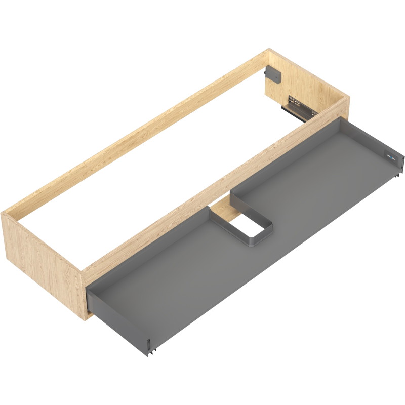 Mexen Box-A korpus szafki podumywalkowej 140 cm, 1 szuflada, dąb - 91AX0-1400-235-1-81