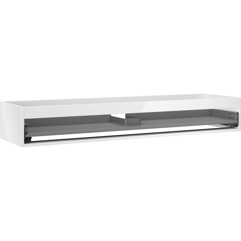 Mexen Box-A korpus szafki podumywalkowej 160 cm, 1 szuflada, biały połysk - 91AX0-1600-235-1-00