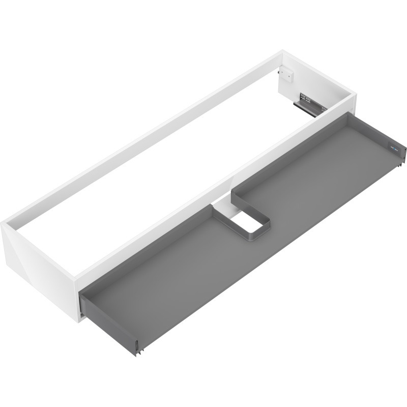 Mexen Box-A korpus szafki podumywalkowej 160 cm, 1 szuflada, biały połysk - 91AX0-1600-235-1-00