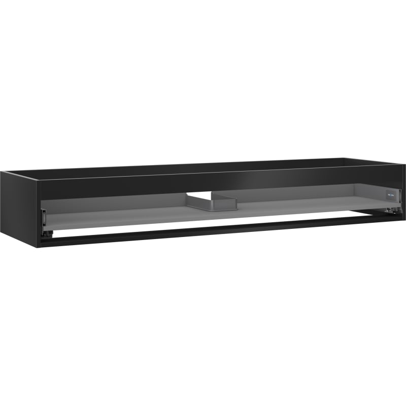 Mexen Box-A korpus szafki podumywalkowej 160 cm, 1 szuflada, czarny mat - 91AX0-1600-235-1-71