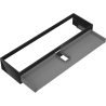 Mexen Box-A korpus szafki podumywalkowej 160 cm, 1 szuflada, czarny połysk - 91AX0-1600-235-1-70