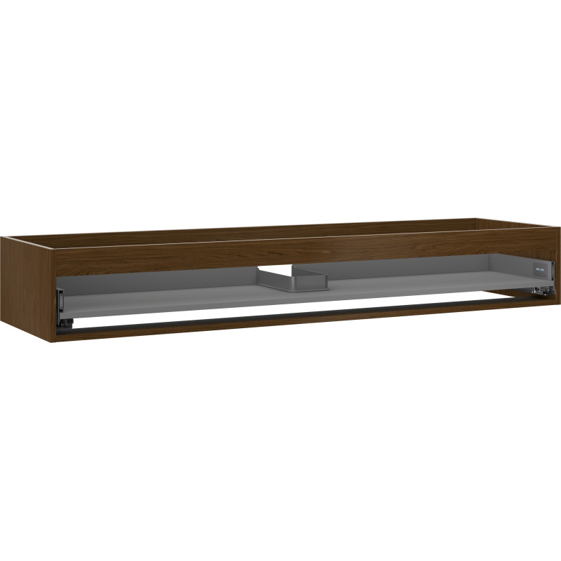 Mexen Box-A korpus szafki podumywalkowej 160 cm, 1 szuflada, orzech - 91AX0-1600-235-1-86