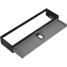 Mexen Box-A korpus szafki podumywalkowej 160 cm, 1 szuflada, czarny mat - 91AX0-1600-235-1-71