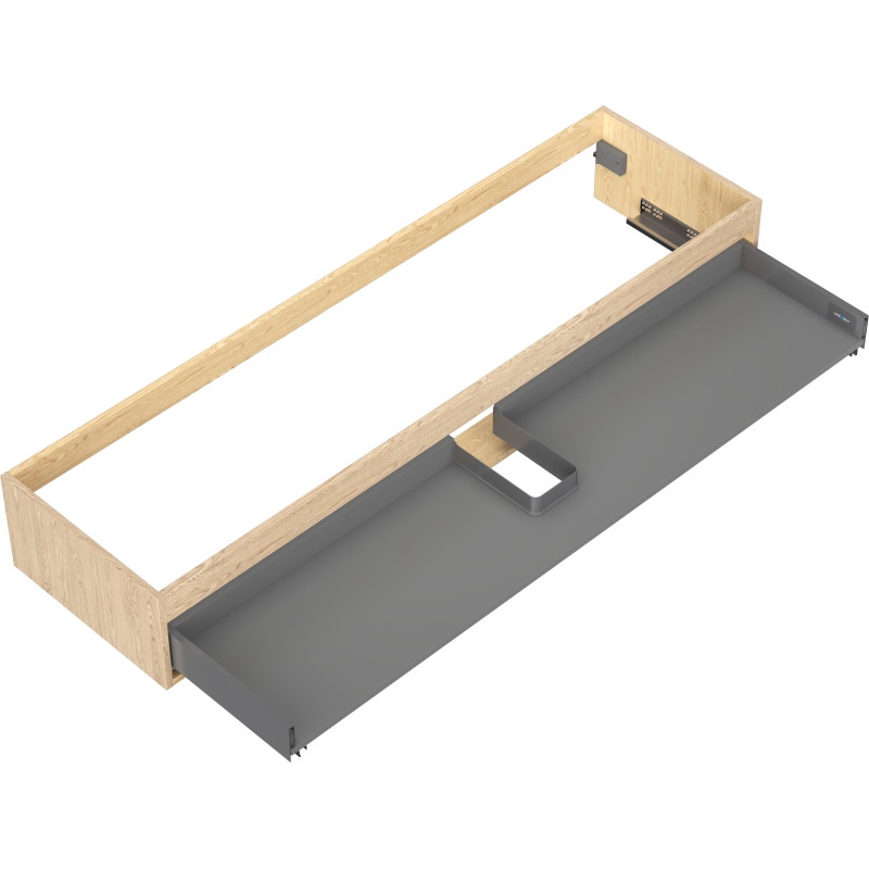 Mexen Box-A korpus szafki podumywalkowej 160 cm, 1 szuflada, dąb - 91AX0-1600-235-1-81