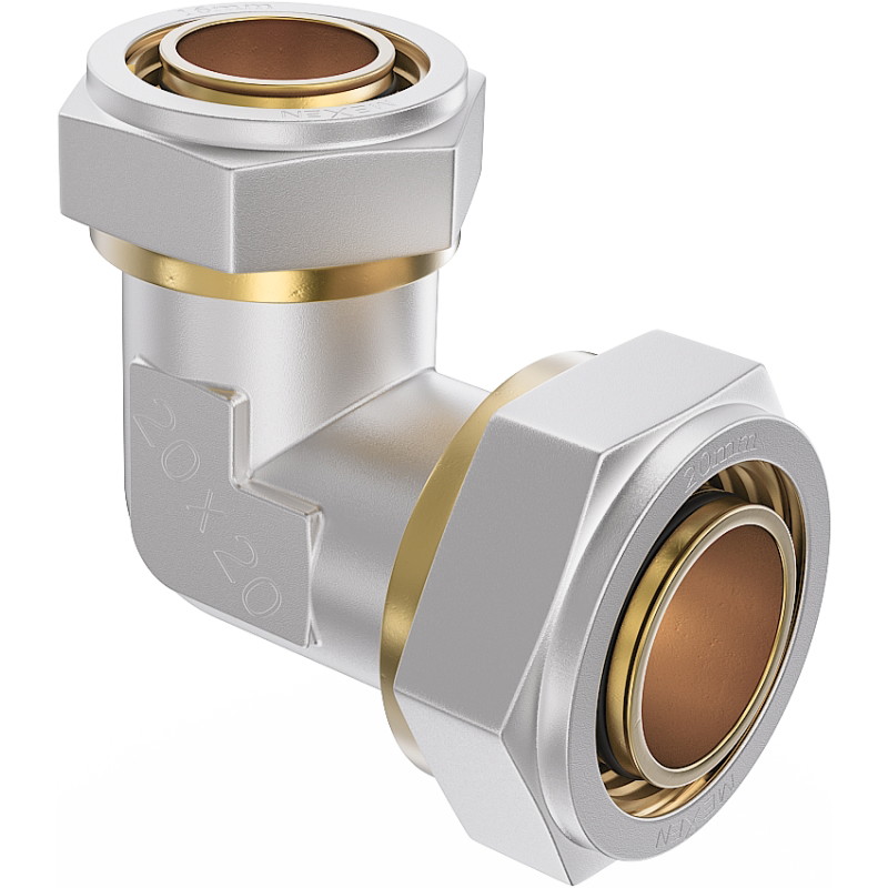 Mexen PEX-S kolano redukcyjne skręcane PEX 25 x 20 - W97225-2520-00