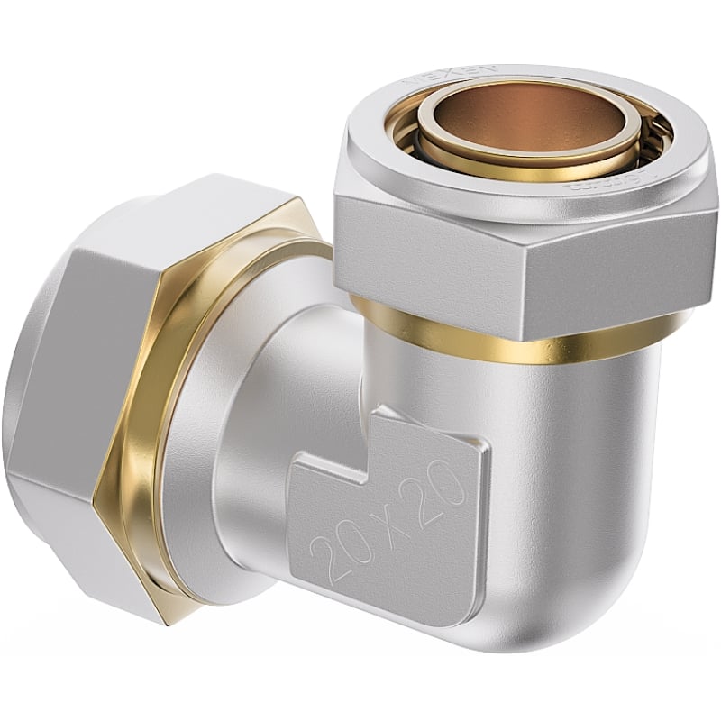Mexen PEX-S kolano redukcyjne skręcane PEX 25 x 20 - W97225-2520-00