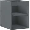 Mexen Box-A korpus szafki podumywalkowej 35 cm, grafit mat - 91AX1-0350-470-1-66