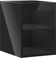 Mexen Box-A korpus szafki podumywalkowej 35 cm, czarny połysk - 91AX1-0350-470-1-70