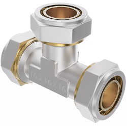 Mexen PEX-S trójnik skręcany PEX 16 x 16 x 16 - W97230-161616-00