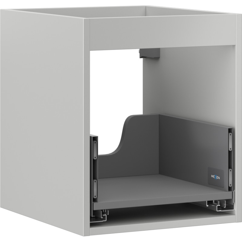 Mexen Box-A korpus szafki podumywalkowej 40 cm, 1 szuflada, szary mat - 91AX0-0400-470-1-62
