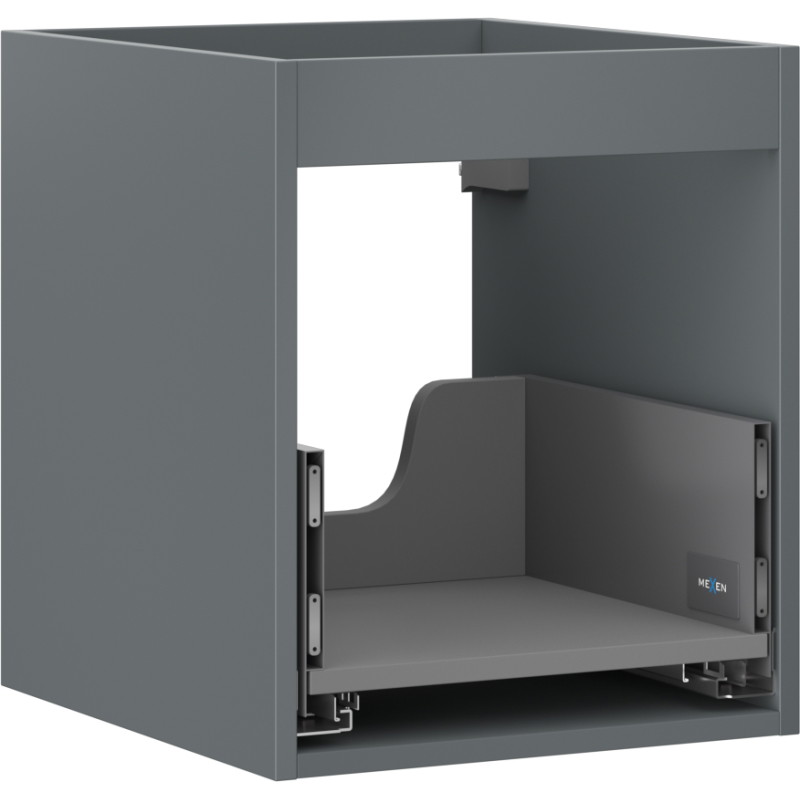 Mexen Box-A korpus szafki podumywalkowej 40 cm, 1 szuflada, grafit mat - 91AX0-0400-470-1-66