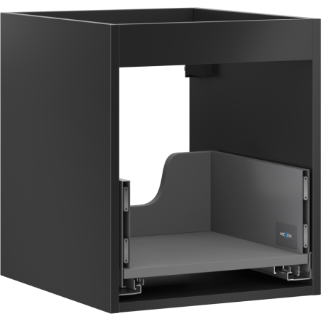 Mexen Box-A korpus szafki podumywalkowej 40 cm, 1 szuflada, czarny mat - 91AX0-0400-470-1-71