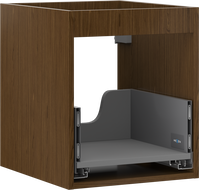 Mexen Box-A korpus szafki podumywalkowej 40 cm, 1 szuflada, orzech - 91AX0-0400-470-1-86