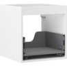 Mexen Box-A korpus szafki podumywalkowej 45 cm, 1 szuflada, biały mat - 91AX0-0450-470-1-01