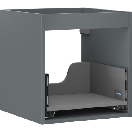 Mexen Box-A korpus szafki podumywalkowej 45 cm, 1 szuflada, grafit mat - 91AX0-0450-470-1-66