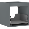 Mexen Box-A korpus szafki podumywalkowej 45 cm, 1 szuflada, grafit mat - 91AX0-0450-470-1-66