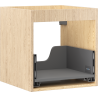 Mexen Box-A korpus szafki podumywalkowej 45 cm, 1 szuflada, dąb - 91AX0-0450-470-1-81