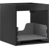 Mexen Box-A korpus szafki podumywalkowej 45 cm, 1 szuflada, czarny mat - 91AX0-0450-470-1-71