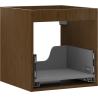 Mexen Box-A korpus szafki podumywalkowej 45 cm, 1 szuflada, orzech - 91AX0-0450-470-1-86