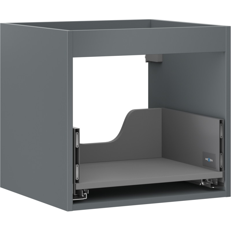 Mexen Box-A korpus szafki podumywalkowej 50 cm, 1 szuflada, grafit mat - 91AX0-0500-470-1-66