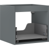 Mexen Box-A korpus szafki podumywalkowej 50 cm, 1 szuflada, grafit mat - 91AX0-0500-470-1-66