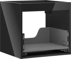 Mexen Box-A korpus szafki podumywalkowej 50 cm, 1 szuflada, czarny połysk - 91AX0-0500-470-1-70