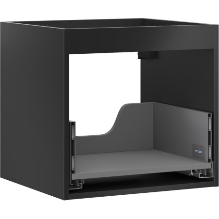 Mexen Box-A korpus szafki podumywalkowej 50 cm, 1 szuflada, czarny mat - 91AX0-0500-470-1-71