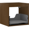 Mexen Box-A korpus szafki podumywalkowej 50 cm, 1 szuflada, orzech - 91AX0-0500-470-1-86