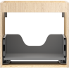 Mexen Box-A korpus szafki podumywalkowej 50 cm, 1 szuflada, dąb - 91AX0-0500-470-1-81