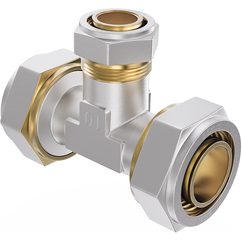 Mexen PEX-S trójnik redukcyjny skręcany PEX 20 x 16 x 16 - W97231-201616-00