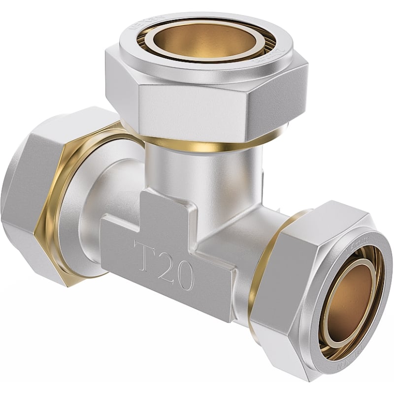 Mexen PEX-S trójnik redukcyjny skręcany PEX 25 x 16 x 25 - W97231-251625-00