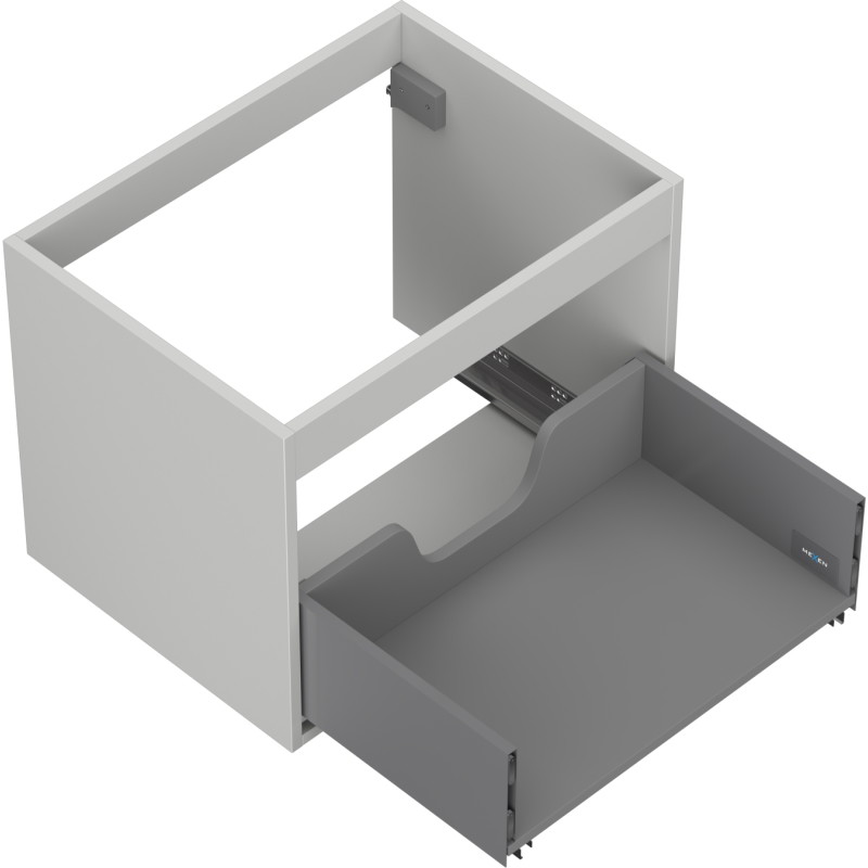 Mexen Box-A korpus szafki podumywalkowej 60 cm, 1 szuflada, szary mat - 91AX0-0600-470-1-62