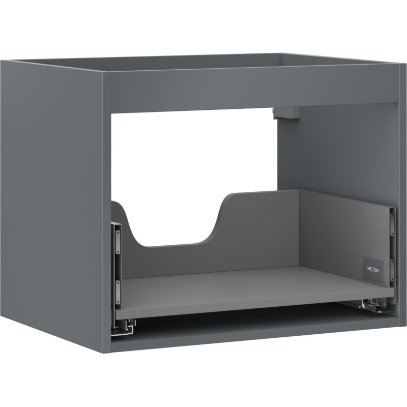 Mexen Box-A korpus szafki podumywalkowej 60 cm, 1 szuflada, grafit mat - 91AX0-0600-470-1-66
