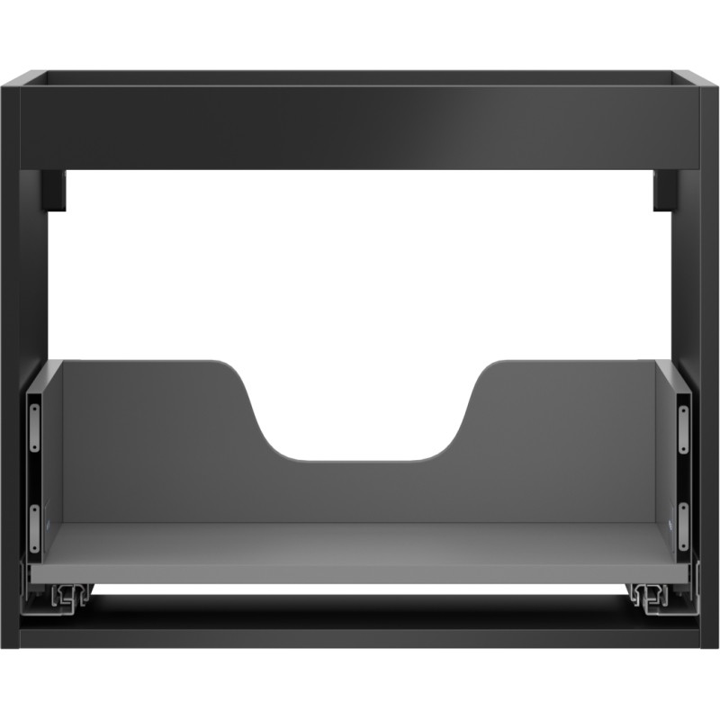 Mexen Box-A korpus szafki podumywalkowej 60 cm, 1 szuflada, czarny mat - 91AX0-0600-470-1-71