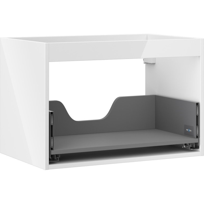 Mexen Box-A korpus szafki podumywalkowej 70 cm, 1 szuflada, biały połysk - 91AX0-0700-470-1-00
