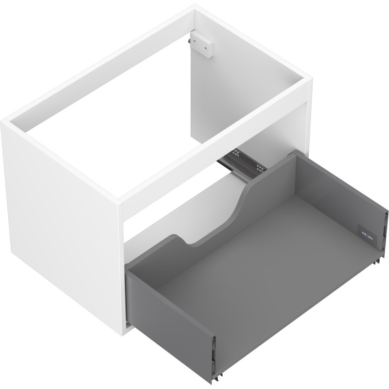 Mexen Box-A korpus szafki podumywalkowej 70 cm, 1 szuflada, biały mat - 91AX0-0700-470-1-01