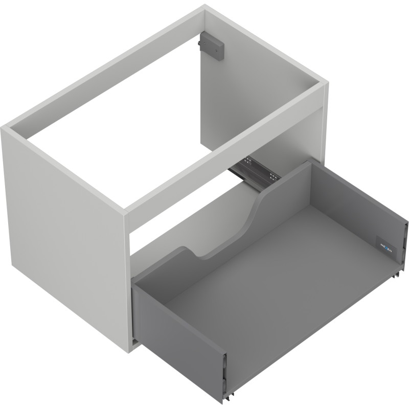 Mexen Box-A korpus szafki podumywalkowej 70 cm, 1 szuflada, szary mat - 91AX0-0700-470-1-62