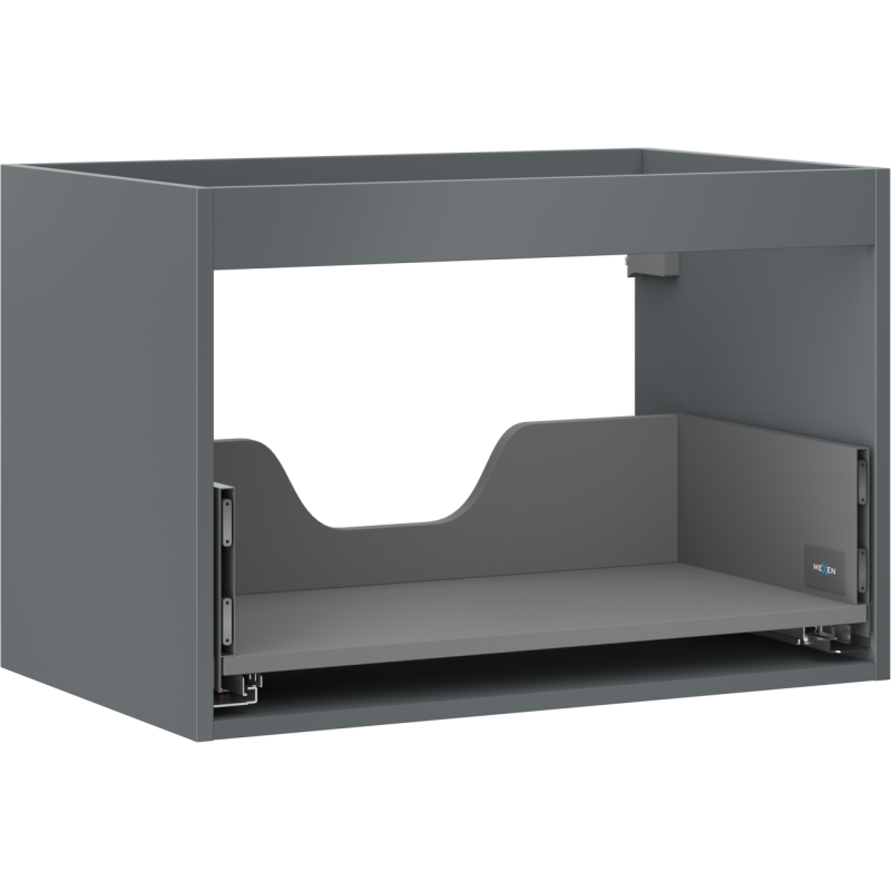 Mexen Box-A korpus szafki podumywalkowej 70 cm, 1 szuflada, grafit mat - 91AX0-0700-470-1-66
