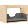 Mexen Box-A korpus szafki podumywalkowej 70 cm, 1 szuflada, dąb - 91AX0-0700-470-1-81