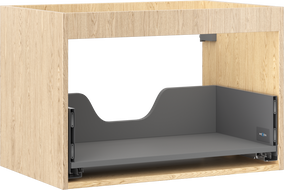 Mexen Box-A korpus szafki podumywalkowej 70 cm, 1 szuflada, dąb - 91AX0-0700-470-1-81