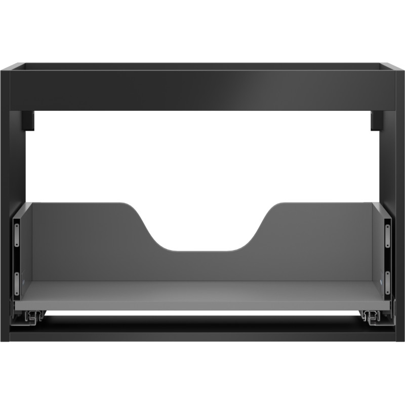 Mexen Box-A korpus szafki podumywalkowej 70 cm, 1 szuflada, czarny mat - 91AX0-0700-470-1-71