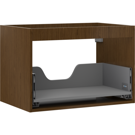 Mexen Box-A korpus szafki podumywalkowej 70 cm, 1 szuflada, orzech - 91AX0-0700-470-1-86