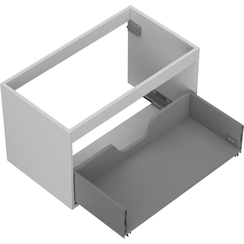 Mexen Box-A korpus szafki podumywalkowej 80 cm, 1 szuflada, szary mat - 91AX0-0800-470-1-62